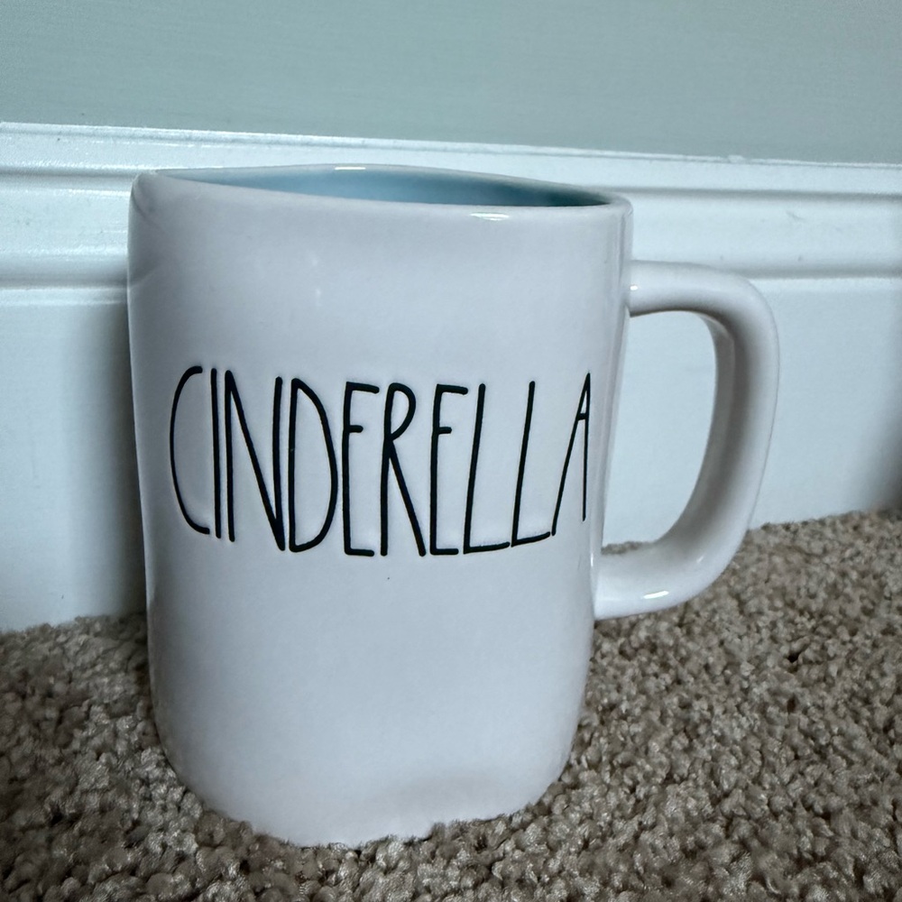 Rae Dunn Cinderella White Mug